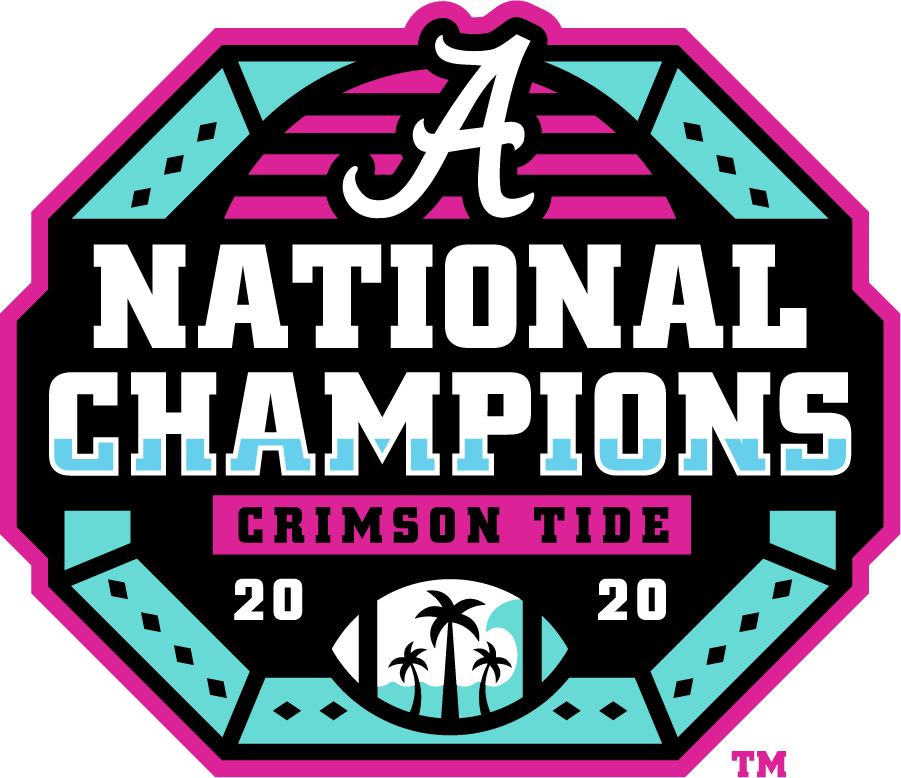 Alabama Crimson Tide 2020 Champion Logo iron on transfers for T-shirts